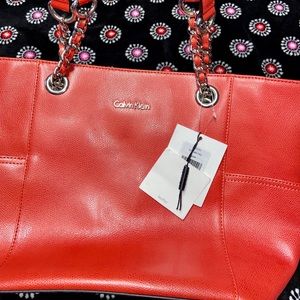 Leather Calvin Klein Purse